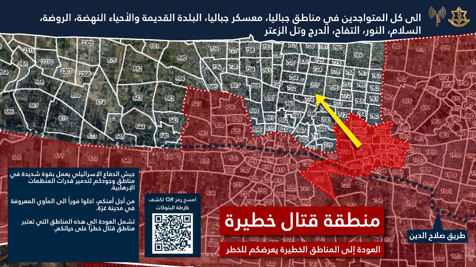 IDF forced displacement map