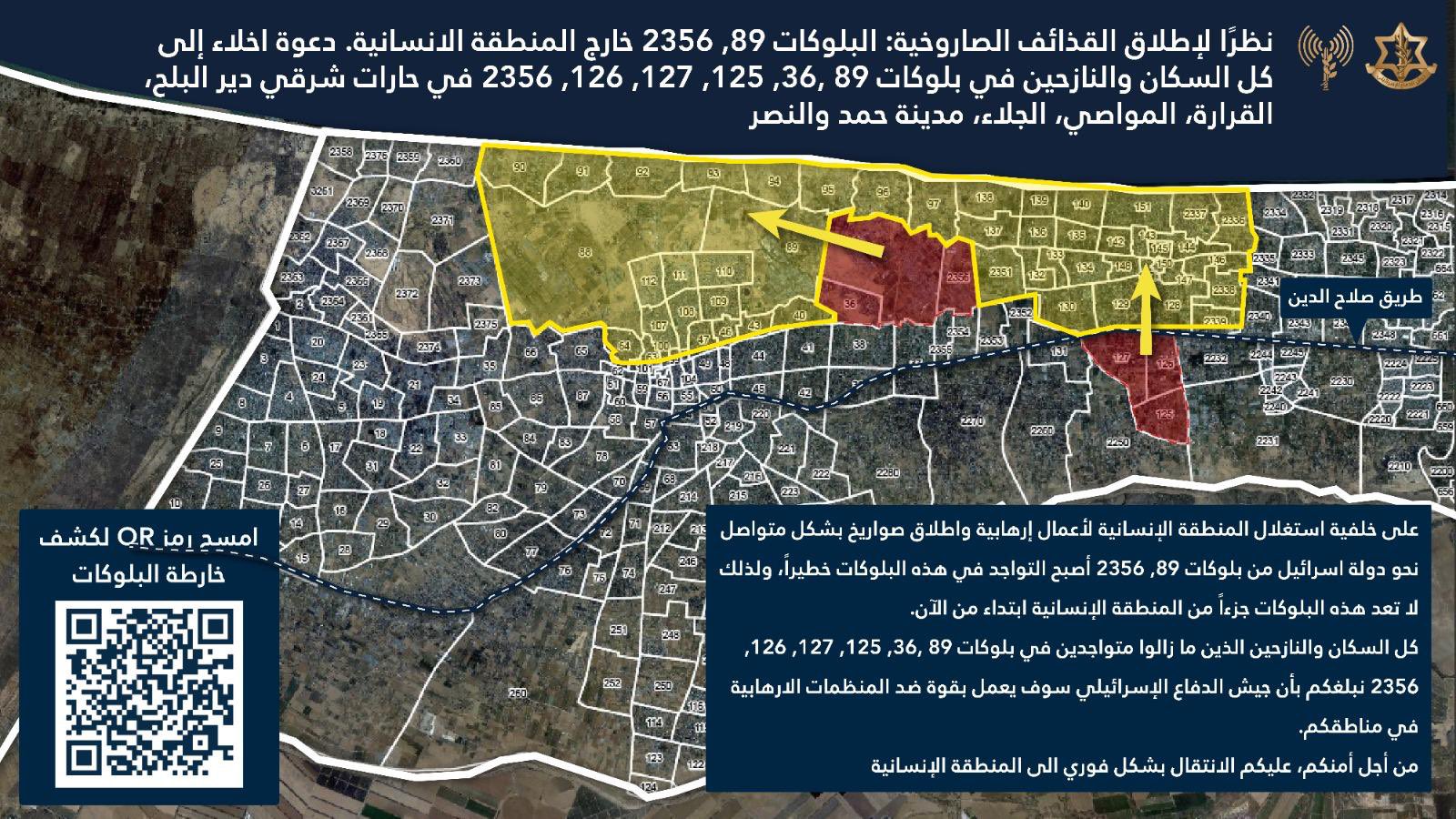 IDF forced displacement map
