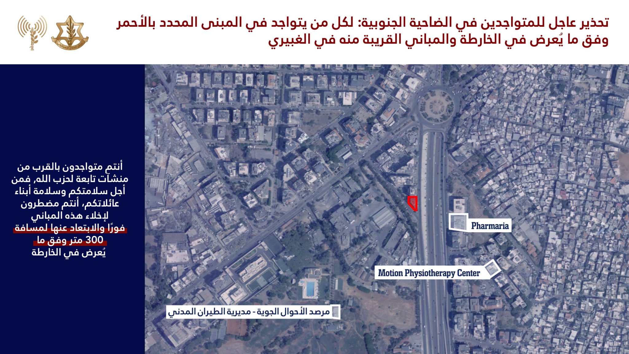 IDF forced displacement map