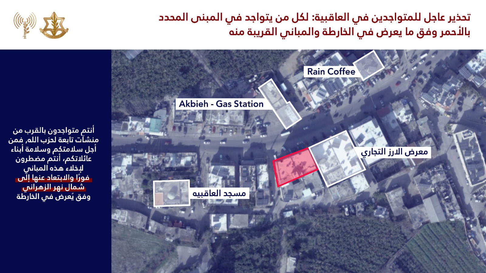 IDF forced displacement map