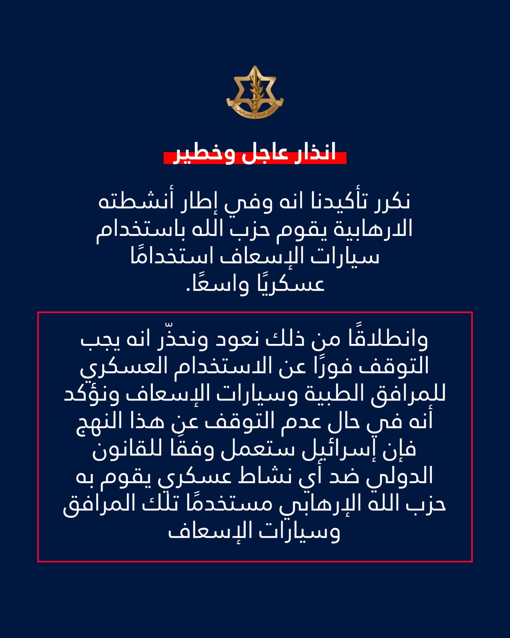 IDF forced displacement map